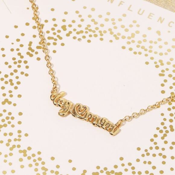 Dog Mom Gold Necklace - Picture 3 of 3